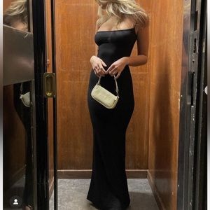 Skims “Black Rib Dress”